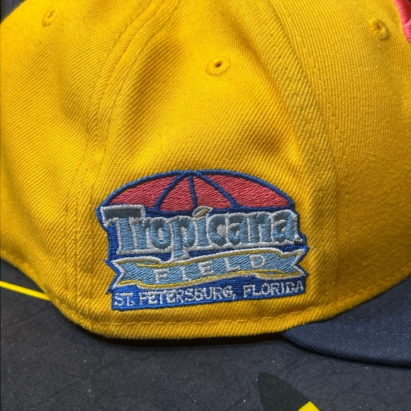 Tampa Bay Devil Rays New Era Cooperstown 59Fifty Fitted Hat Sz 7 1/2 Cap - Picture 4 of 8